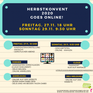 Herbstkonvent 2020 goes online!