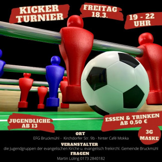 Kickerturnier Bruckmühl - 18.03.2022