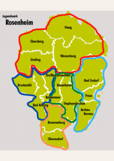 Die Regionen im Dekanat Rosenheim