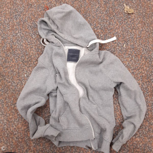 Grauer Hoodie, Angelo Litrico, Gr. S