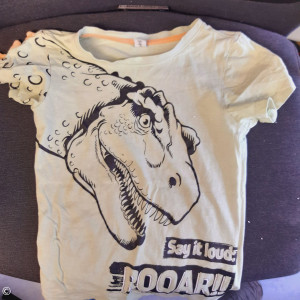 Grünes Tshirt mit Dino, dopodopo, Gr. 128