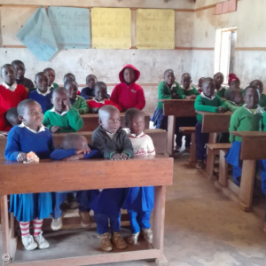 Ein Klassenzimmer der Primary School Lupembe